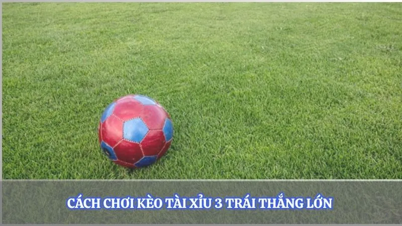 Cách chơi kèo tài xỉu 3 trái thắng lớn